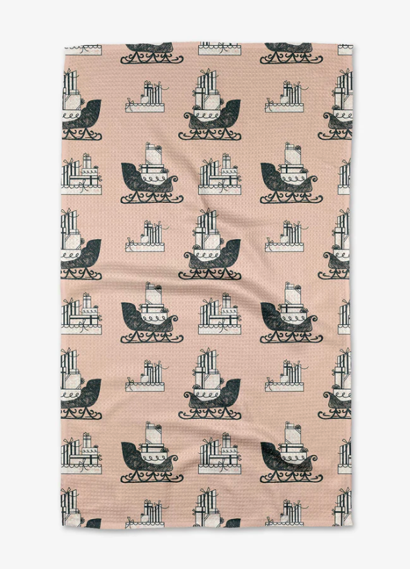 Geometry Toasty Trees Tea Towel A Matter of Taste - Georgetown, TX 78628