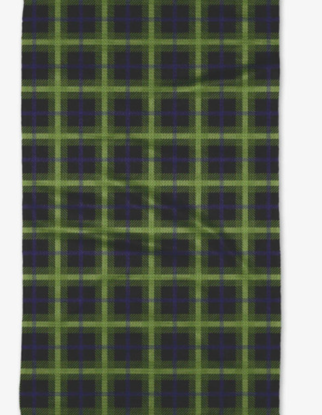 Geometry Kitchen Tea Towel: Guava Groove